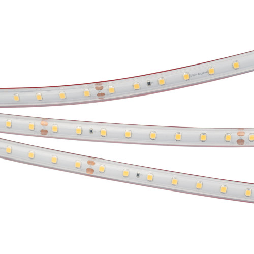 Светодиодная лента герметичная RTW-PS-A80-10mm 24V Warm2700 (6 W/m, IP67, 2835, 50m) (Arlight) 024532(2)