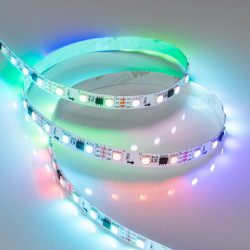 Светодиодная лента SPI-B60-10mm 12V RGB-PX3 (14.4 W/m, IP20, 5060, 5m) (Arlight, Открытый, IP20) 026367(2)