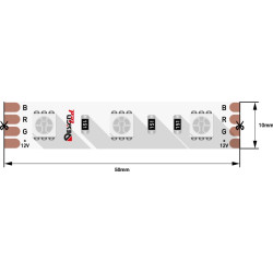 Светодиодная лента LUX DSG560-12-RGB-33