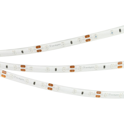 Светодиодная лента герметичная RTW-SE-A60-8mm 12V Yellow (4.8 W/m, IP65, 2835, 5m) (Arlight) 015731(2)