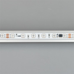 Светодиодная лента герметичная SPI-PS-B60-12mm 24V RGB-PX6-BPT (12 W/m, IP67, 5060, 5m) (Arlight, бегущий огонь) 039181