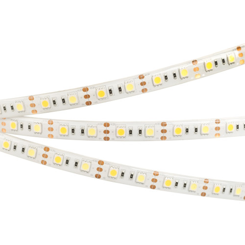 Светодиодная лента герметичная RTW-SE-B60-12mm 12V White-MIX (14.4 W/m, IP65, 5060, 5m) (Arlight, Изменяемая ЦТ) 020559(2)