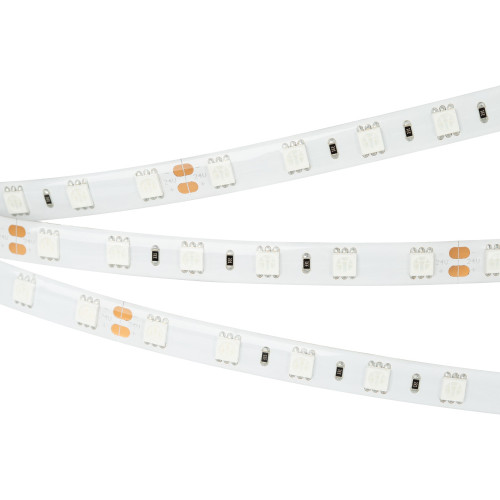 Светодиодная лента RTW 2-5000SE 24V Green 2x (5060, 300 LED, LUX) (Arlight, 14.4 Вт/м, IP65) 016505