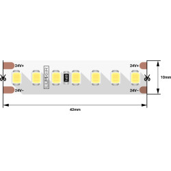 Светодиодная лента LUX DSG2168-24-NW-33