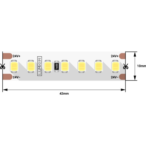 Светодиодная лента LUX DSG2168-24-NW-33