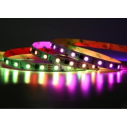 Светодиодная лента герметичная SPI-SE-B60-10mm 12V RGB-PX3-BPT (12 W/m, IP65, 5060, 5m) (Arlight, бегущий огонь) 039597