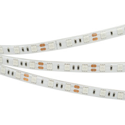 Светодиодная лента RTW 2-5000SE 12V Yellow 2x (5060, 300 LED, LUX) (Arlight, 14.4 Вт/м, IP65) 015444