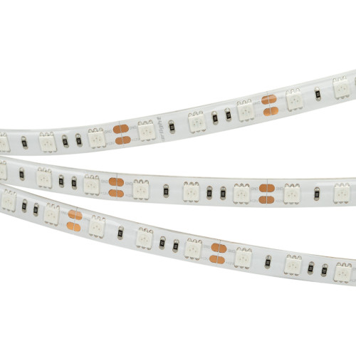 Светодиодная лента RTW 2-5000SE 12V Yellow 2x (5060, 300 LED, LUX) (Arlight, 14.4 Вт/м, IP65) 015444