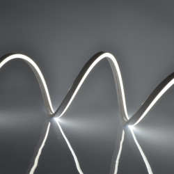Светодиодная гибкая герметичная лента Neon 5 м. Neon ULS-N03-2835-100LED/m-8mm-IP67-DC12V-11W/m-5M-6500K блистер