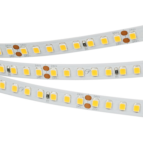 Светодиодная лента RT 2-5000 24V Cool 8K 2x (2835, 160 LED/m, LUX) (Arlight, 12 Вт/м, IP20) 024533