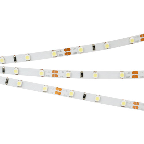 Светодиодная лента RT 2-5000 12V Warm2700 5mm (3528, 300 LED, LUX) (Arlight, 4.8 Вт/м, IP20) 028615
