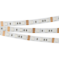 Светодиодная лента RT-B60-10mm 12V RGB (14.4 W/m, IP20, 5060, 5m) (Arlight, Открытый) 012340(2)