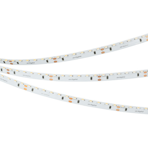 Светодиодная лента RS-S120-8mm 24V Warm3000 (9.6 W/m, IP20, 3014, 5m) (Arlight, боковое свечение) 039429