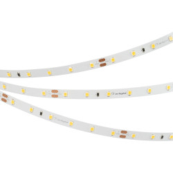 Светодиодная лента RT-A60-8mm 24V Warm3000 (4.8 W/m, IP20, 2835, 3m) (Arlight, Открытый) 024110(C)