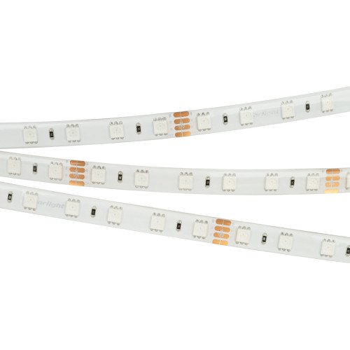 Светодиодная лента герметичная RTW-SE-B60-10mm 24V RGB (14.4 W/m, IP65, 5060, 5m) (Arlight) 014794(2)