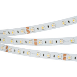 Светодиодная лента RT-B60-12mm 24V RGBW-White-4-in-1 (19.2 W/m, IP20, 5060, 5m) (Arlight, Открытый) 019096(2)