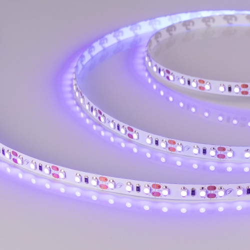 Светодиодная лента RT-A120-8mm 12V UV400 (9.6 W/m, IP20, 2835, 5m) (Arlight, Открытый) 012812(2)