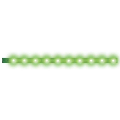 Светодиодная лента ULS-N21-2835-120LED/m-8mm-IP67-220V-8W/m-50M-GREEN бобина
