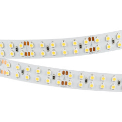 Светодиодная лента RT 2-5000 24V Warm2400 2x2 (3528, 1200 LED, LUX) (Arlight, 19.2 Вт/м, IP20) 018103