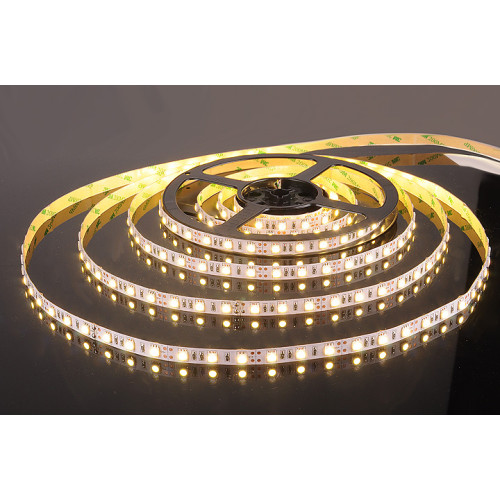 Светодиодная лента 5050/60 LED 14.4W IP20 [белая подложка] теплый белый свет