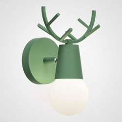 Бра с рожками DEER A Green