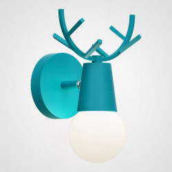 Бра с рожками DEER A Blue