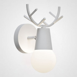 Бра с рожками DEER A White