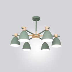 Потолочная люстра светодиодная FOLKE 6 Green