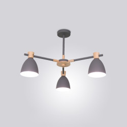Потолочная люстра светодиодная FOLKE 3 Gray