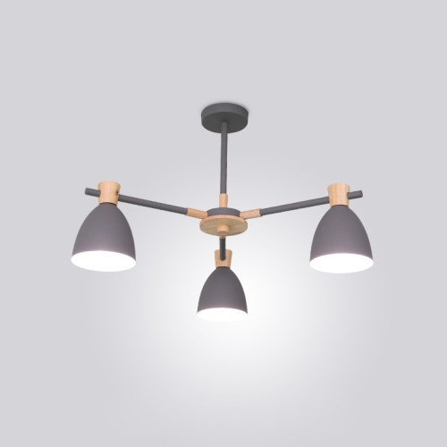 Потолочная люстра светодиодная FOLKE 3 Gray