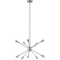 Подвесная люстра на штанге Jax FE-JAX10-PN