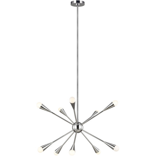 Подвесная люстра на штанге Jax FE-JAX10-PN