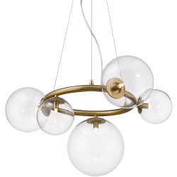Подвесная люстра Puppet P68092-5 brass