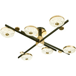 Потолочная люстра Divita 10219/6 LED*78W Black/Gold