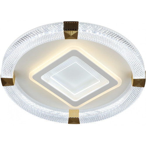 Потолочная люстра светодиодная LED 64W, с пультом ДУ PLC-3049-480