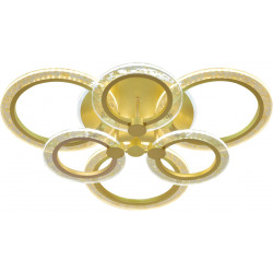 Люстра потолочная светодиодная Enigma 10225/6 LED*97W BL Gold