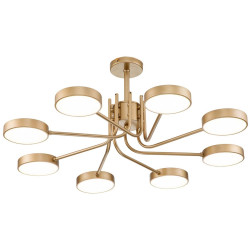 Потолочная люстра на штанге Skylar 10258/8 LED*70W Champagne gold