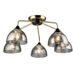 Потолочная люстра MD.3826-5-S AB+BK