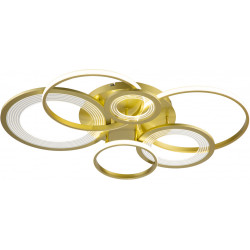 Люстра потолочная светодиодная Saturn 10248/6 LED*149W Gold