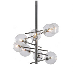 Потолочная люстра на штанге Globe Mobile MX19009070-8A chrome