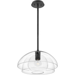 Потолочная люстра на штанге Lotus QN-LOTUS-P-BLK