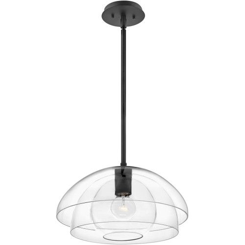 Потолочная люстра на штанге Lotus QN-LOTUS-P-BLK