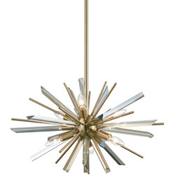Потолочная люстра на штанге P68112 P68112-6AB antique brass