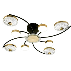 Потолочная люстра Divita 10208/8 LED*110W Black/Gold