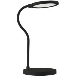 Офисная настольная лампа светодиодная с выключателем TLD-553 Black/LED/400Lm/4500K/Dimmer/USB