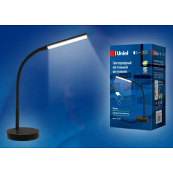 Офисная настольная лампа светодиодная с выключателем TLD-552 Black/LED/200Lm/4500K/Dimmer