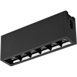 Линейный настенно-потолочный светильник LED CLIP-38-LASER-S171-6W Day4000 (BK, 36 deg, 24V) (Arlight, IP40 Металл, 3 года) 028959