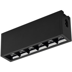 Линейный настенно-потолочный светильник LED CLIP-38-LASER-S171-6W Warm3000 (BK, 36 deg, 24V) (Arlight, IP40 Металл, 3 года) 026839