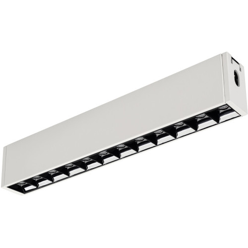 Линейный настенно-потолочный светильник LED CLIP-38-LASER-S330-12W Warm3000 (WH, 36 deg, 24V) (Arlight, IP40 Металл, 3 года) 029006