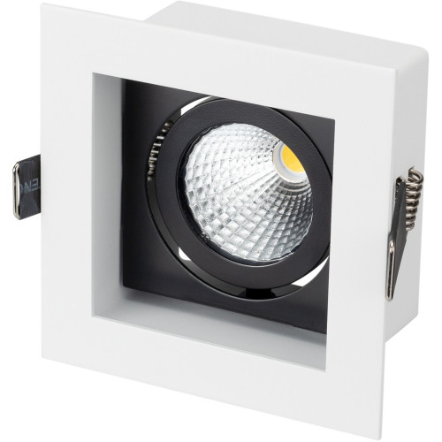 Светильник встраиваемый LED CL-KARDAN-S102x102-9W Warm (WH-BK, 38 deg) (Arlight, IP20 Металл, 3 года) 024126